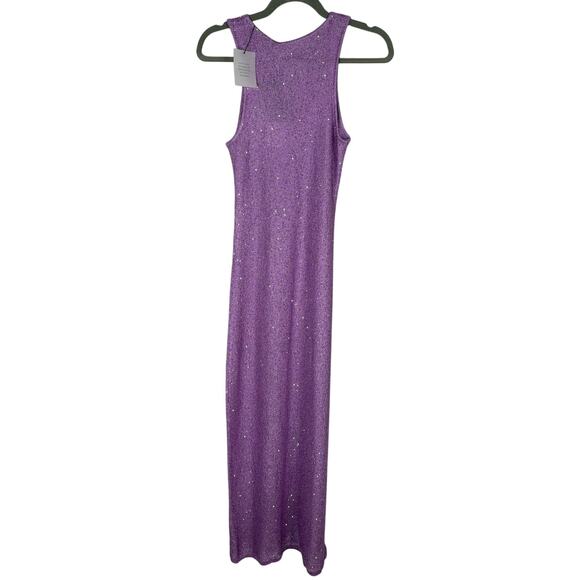 Lovers and Friends Hollis Sequin Embellished Beachy Coastal Party Lavender Small - Picture 11 of 12